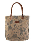 OHLAY KB206 TOTE Upcycled Canvas Genuine Leather women bag western handbag purse