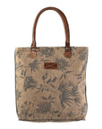 OHLAY KB206 TOTE Upcycled Canvas Genuine Leather women bag western handbag purse