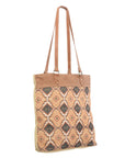 OHLAY KB213 TOTE Upcycled Wool Upcycled Canvas Genuine Leather women bag western handbag purse