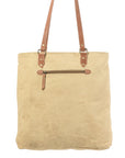 OHLAY KB213 TOTE Upcycled Wool Upcycled Canvas Genuine Leather women bag western handbag purse