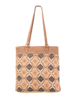 OHLAY KB213 TOTE Upcycled Wool Upcycled Canvas Genuine Leather women bag western handbag purse