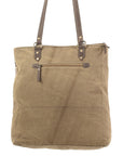 OHLAY KB214 TOTE Upcycled Wool Upcycled Canvas Hair-on Genuine Leather women bag western handbag purse