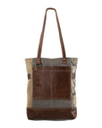 OHLAY KB222 TOTE Upcycled Canvas Genuine Leather women bag western handbag purse