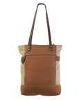 OHLAY KB224 TOTE Upcycled Canvas Genuine Leather women bag western handbag purse