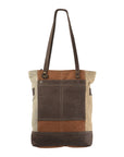 OHLAY KB224 TOTE Upcycled Canvas Genuine Leather women bag western handbag purse