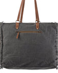 OHLAY KB231 TOTE Upcycled Wool Canvas Embossed Hair-on Genuine Leather women bag western handbag purse
