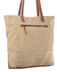OHLAY KB239 TOTE Upcycled Wool Upcycled Canvas Embossed Genuine Leather women bag western handbag purse