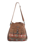OHLAY KB272 TOTE Upcycled Wool Upcycled Canvas Genuine Leather women bag western handbag purse
