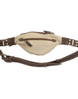 OHLAY KB289 FANNY PACK Upcycled Canvas Hair-on Genuine Leather women bag western handbag purse