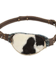 OHLAY KB289 FANNY PACK Upcycled Canvas Hair-on Genuine Leather women bag western handbag purse