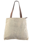 OHLAY KB300 TOTE Hand Tooled Upcycled Wool Upcycled Canvas Genuine Leather women bag western handbag purse