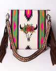 American Darling Messenger Saddle Blanket Genuine Leather women bag western handbag purse