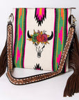 American Darling Messenger Saddle Blanket Genuine Leather women bag western handbag purse