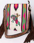 American Darling Messenger Saddle Blanket Genuine Leather women bag western handbag purse