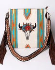 American Darling Messenger Saddle Blanket Genuine Leather women bag western handbag purse