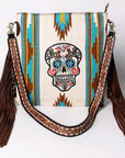American Darling Messenger Saddle Blanket Genuine Leather women bag western handbag purse