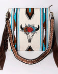 American Darling Large Crossbody Saddle Blanket Genuine Leather women bag western handbag purse