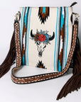 American Darling Large Crossbody Saddle Blanket Genuine Leather women bag western handbag purse
