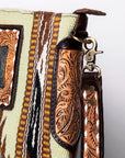 American Darling Messenger Hand Tooled Saddle Blanket Genuine Leather women bag western handbag purse