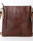 American Darling Messenger Saddle Blanket Genuine Leather Women Bag Western Handbag Purse
