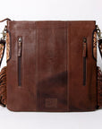 American Darling Messenger Saddle Blanket Genuine Leather Women Bag Western Handbag Purse