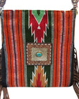 American Darling Large Crossbody Hand Tooled Saddle Blanket Genuine Leather women bag western handbag purse