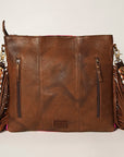 American Darling Large Crossbody Hand Tooled Saddle Blanket Genuine Leather women bag western handbag purse
