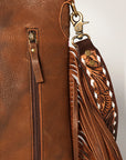 American Darling Large Crossbody Hand Tooled Saddle Blanket Genuine Leather women bag western handbag purse