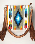 American Darling Large Crossbody Saddle Blanket Genuine Leather women bag western handbag purse