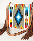 American Darling Large Crossbody Saddle Blanket Genuine Leather women bag western handbag purse