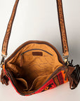 American Darling Large Crossbody Saddle Blanket Genuine Leather women bag western handbag purse