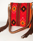American Darling Large Crossbody Saddle Blanket Genuine Leather women bag western handbag purse