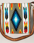 American Darling Large Crossbody Saddle Blanket Genuine Leather women bag western handbag purse