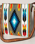 American Darling Large Crossbody Saddle Blanket Genuine Leather women bag western handbag purse