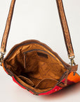 American Darling Large Crossbody Saddle Blanket Genuine Leather women bag western handbag purse