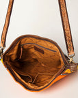 American Darling Large Crossbody Saddle Blanket Genuine Leather women bag western handbag purse