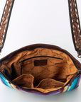 American Darling Large Crossbody Saddle Blanket Genuine Leather women bag western handbag purse