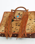 American Darling ADBGD176 Tote Hair-On Genuine Leather Women Bag Western Handbag Purse