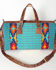 ADBG870B American Darling Hand Tooled Saddle Blanket Genuine Leather Women Bag Western Handbag Purse