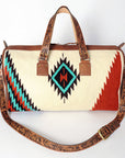 ADBG870D American Darling Saddle Blanket Genuine Leather Women Bag Western Handbag Purse