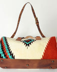 ADBG870D American Darling Saddle Blanket Genuine Leather Women Bag Western Handbag Purse