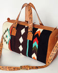 ADBG870F American Darling Saddle Blanket Genuine Leather Women Bag Western Handbag Purse