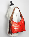 American Darling Hobo Hair On Genuine Leather women bag western handbag purse