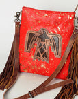 American Darling Hand Tooled Genuine Leather Women Bag Western Handbag Purse