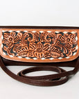 Hand Tooled Hand Painted Genuine Leather women bag western handbag purse