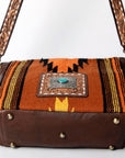 American Darling ADBGA288A Large Crossbody Hand Tooled Saddle Blanket Genuine Leather women bag western handbag purse