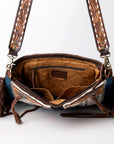 American Darling Messenger Hand Tooled Saddle Blanket Genuine Leather women bag western handbag purse