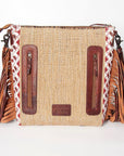 American Darling ADBGZ635 Signature Crossbody Hand Tooled Saddle Blanket Genuine Leather Women Bag Western Handbag Purse