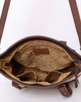 American Darling Saddle Blanket Genuine Leather Women Bag Western Handbag Purse