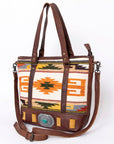 American Darling Saddle Blanket Genuine Leather Women Bag Western Handbag Purse